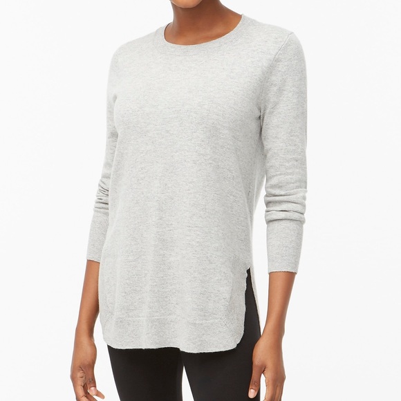 J. Crew Sweaters - J.Crew Grey Merino Wool Blend Tunic Sweater